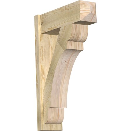 Ekena Millwork Olympic Rough Sawn Craftsman Outlooker, Douglas Fir, 8"W x 24"D x 36"H OUT08X24X36OLY04RDF